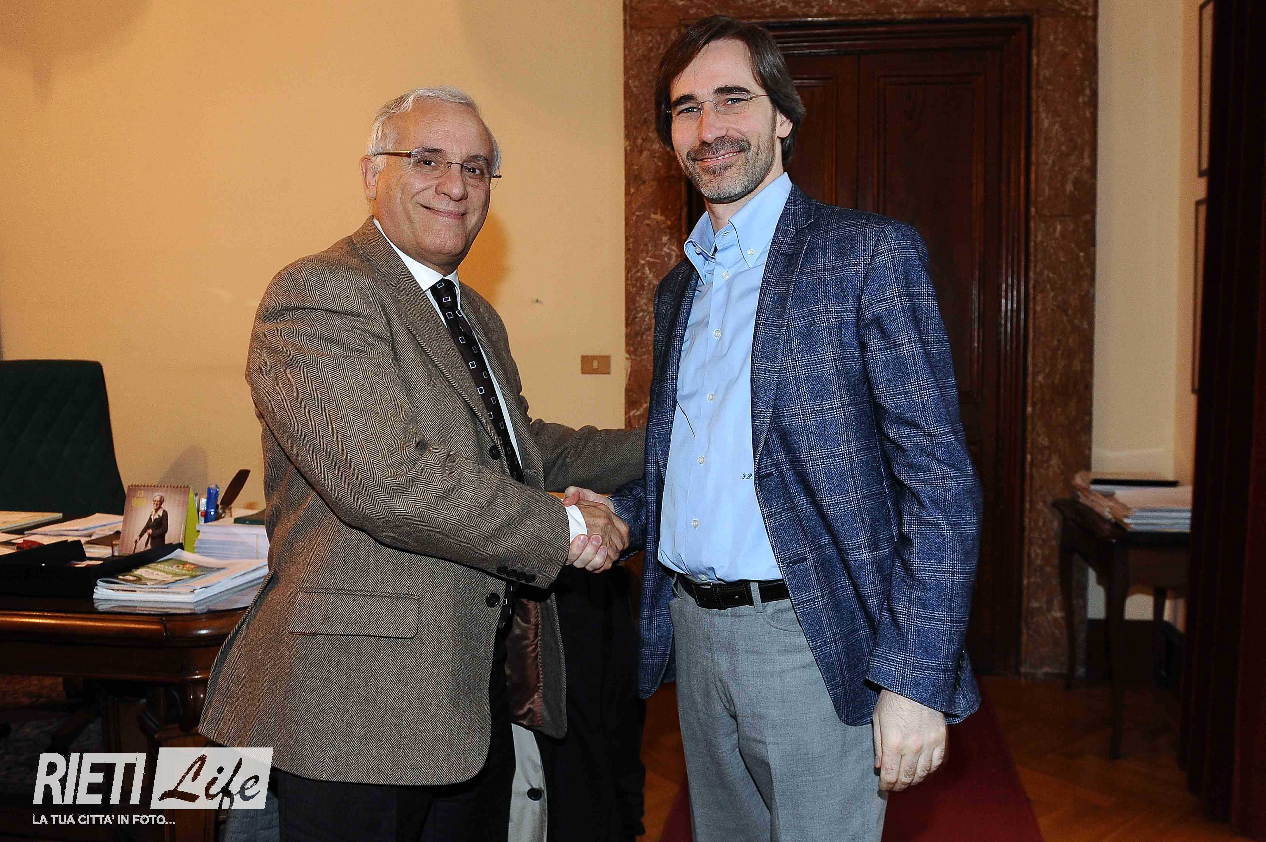 INCONTRO FRA I SINDACI DI RIETI E TERNI. PETRANGELI 