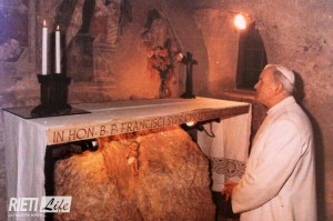 Giovanni Paolo II a Rieti. Foto tratte dal libro “Papa Giovanni Paolo II nella Valle Santa”