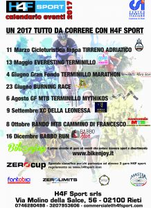 H4F Sport calendario eventi 2017