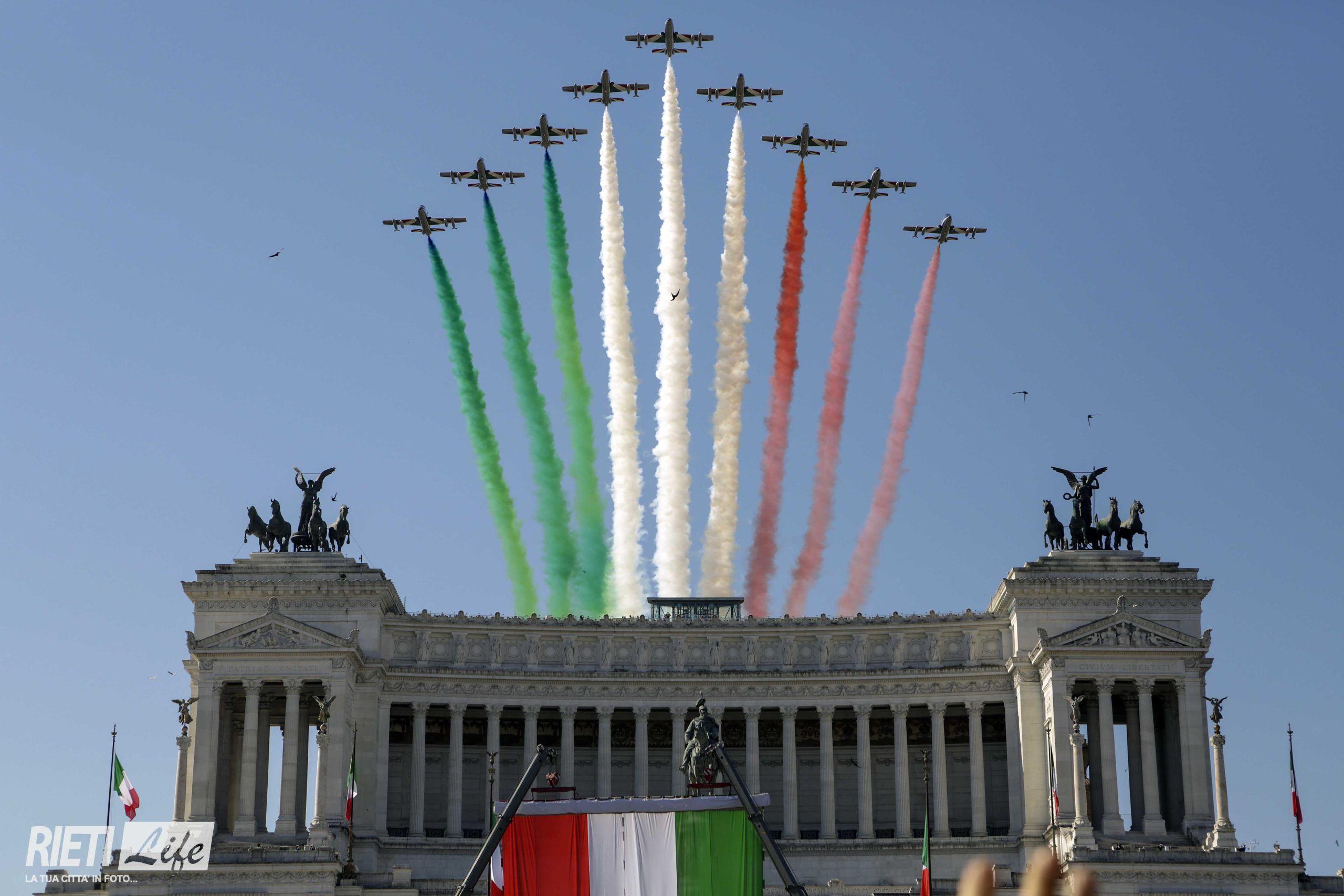 Frecce_Tricolori_Altare_Patria_1778 Rieti Life