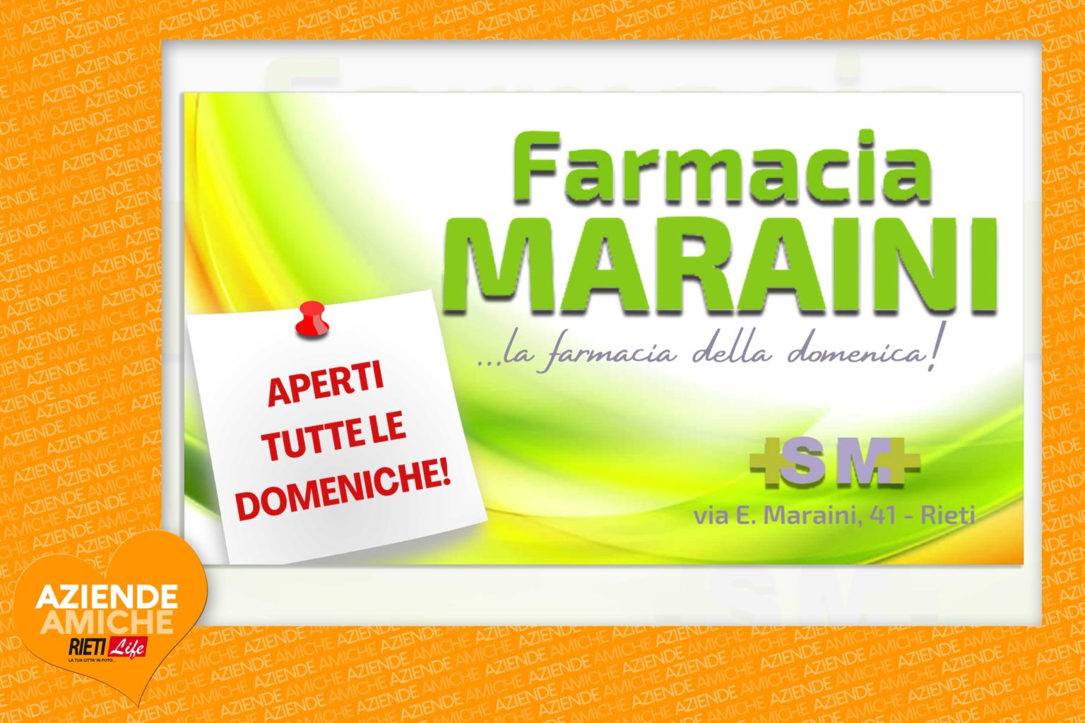 Farmacie di turno? Non ci pensare Farmacia Maraini aperta tutte le domeniche con orario Farmacie di turno? Non ci pensare Farmacia Maraini aperta tutte le domeniche con orario
