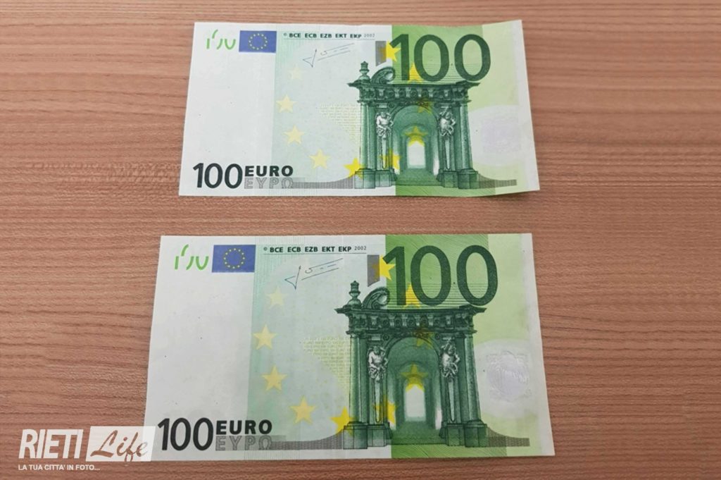 Fa shopping e paga con banconote da 100 euro false: denunciato - Rieti Life
