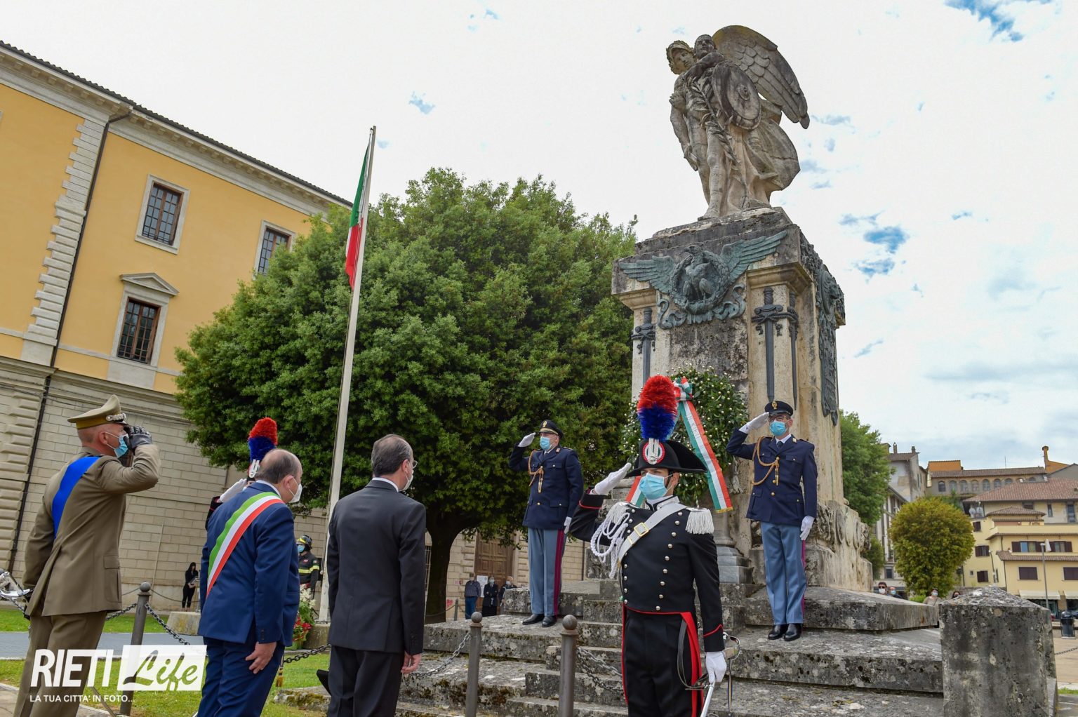 Festa della Repubblica, Rieti celebra il Tricolore in piazza Mazzini