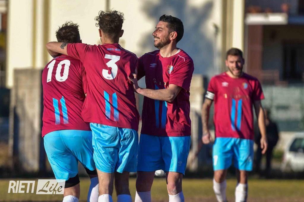 La Nuova Rieti Calcio in orbita +8 sulla seconda. Nel recupero 40
