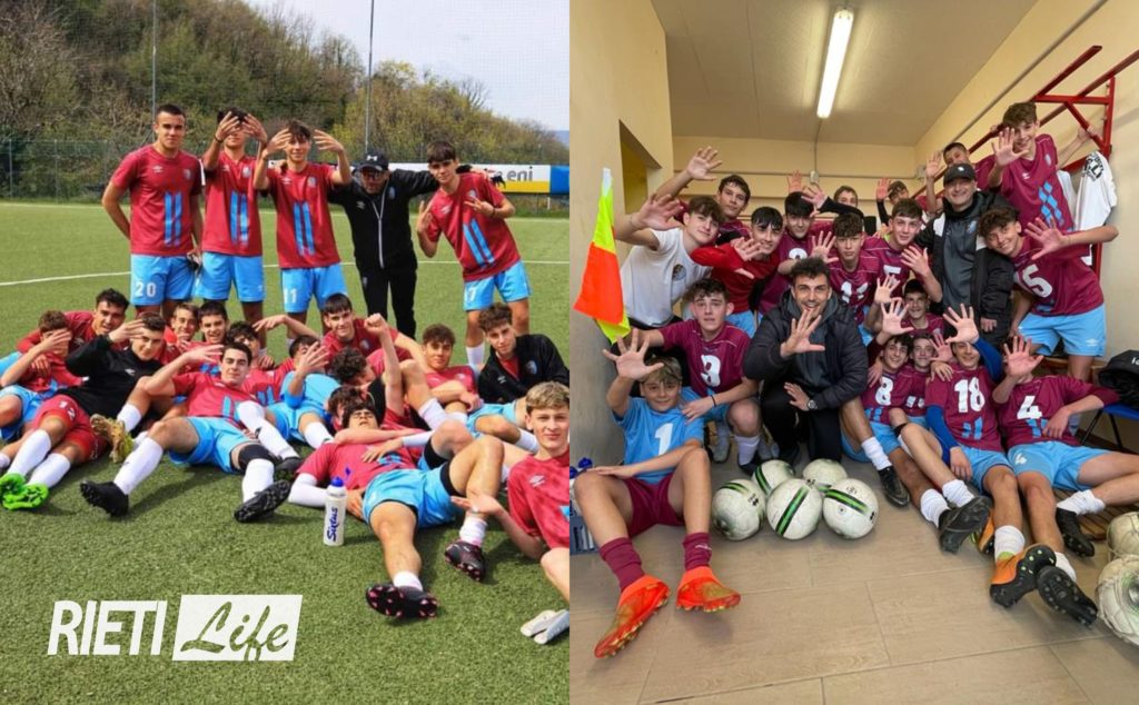 Nuova Rieti Calcio, con due successi le giovanili possono vincere due